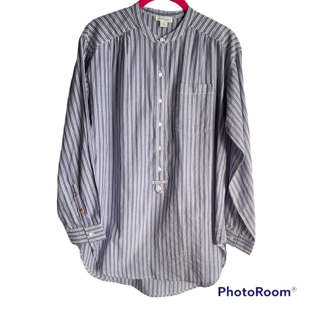 Sundance Ladies 100% Cotton Casual Stripe Tunic, XS